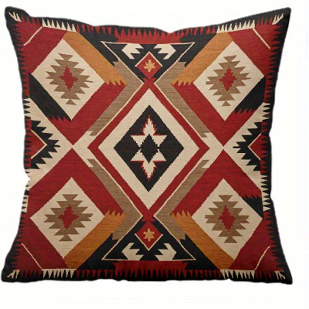 Boho Tribal Pillow Cover - Ethnic Home Decor