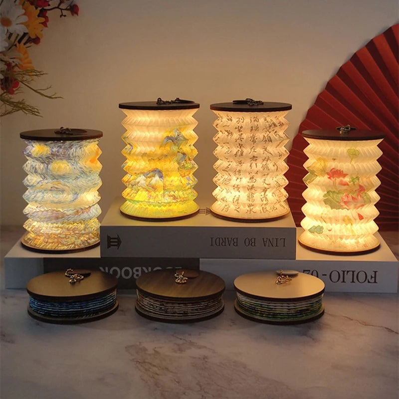 Japanese Style USB Night Light - Aesthetic Bedroom Decor