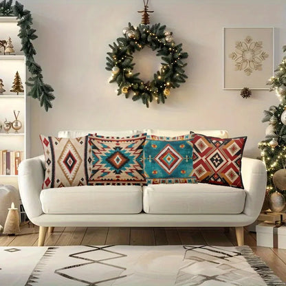 Boho Tribal Pillow Cover - Ethnic Home Decor