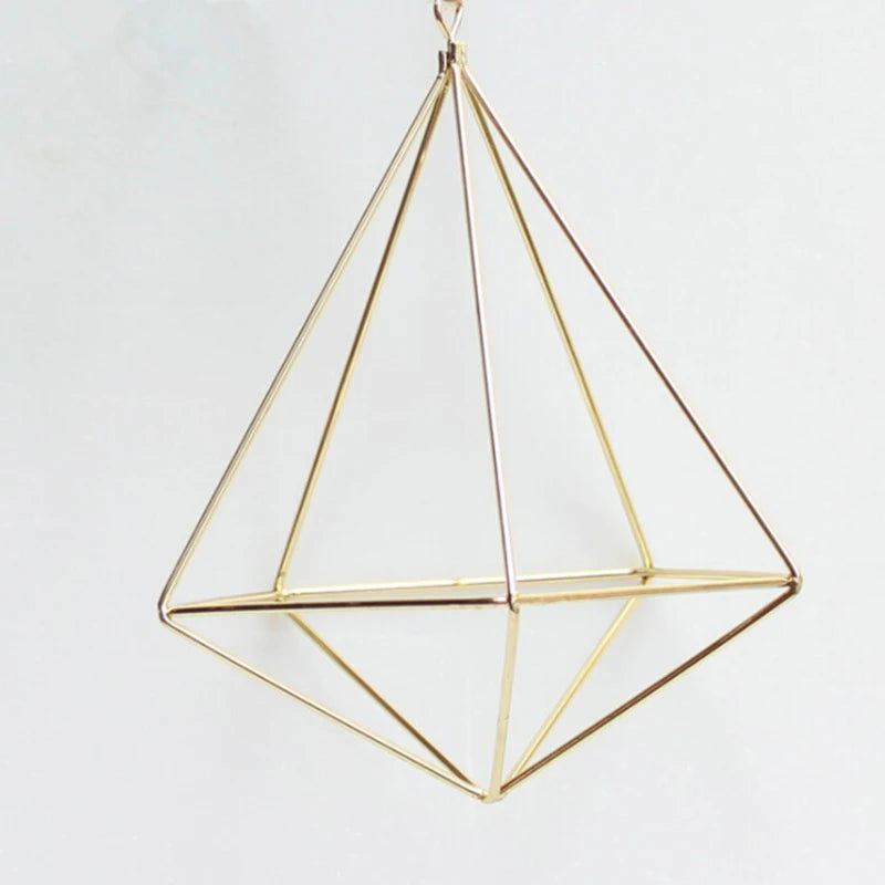 Geometric Macrame Plant Holder - Boho Home Decor
