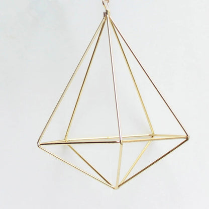 Geometric Macrame Plant Holder - Boho Home Decor