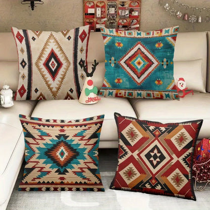 Boho Tribal Pillow Cover - Ethnic Home Decor