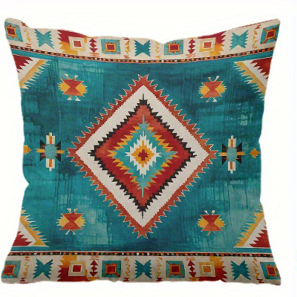 Boho Tribal Pillow Cover - Ethnic Home Decor