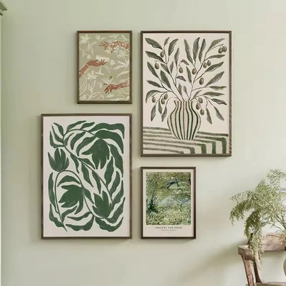 Boho Abstract Canvas Wall Art - Living Room Home Decor