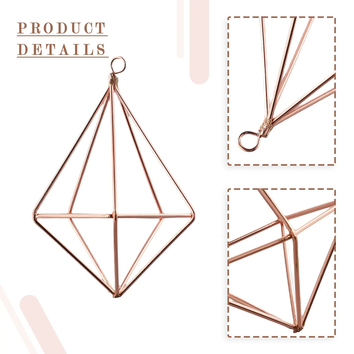 Geometric Macrame Plant Holder - Boho Home Decor