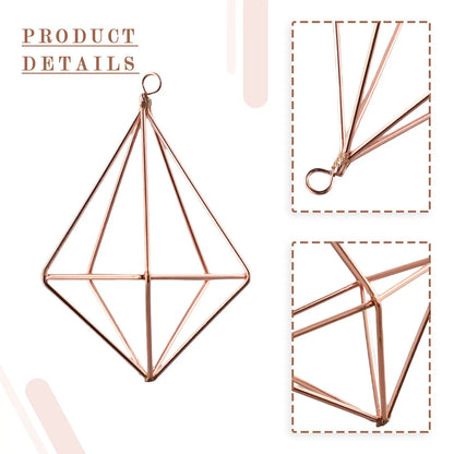Geometric Macrame Plant Holder - Boho Home Decor