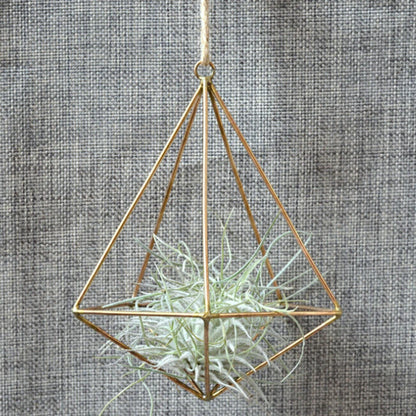 Geometric Macrame Plant Holder - Boho Home Decor