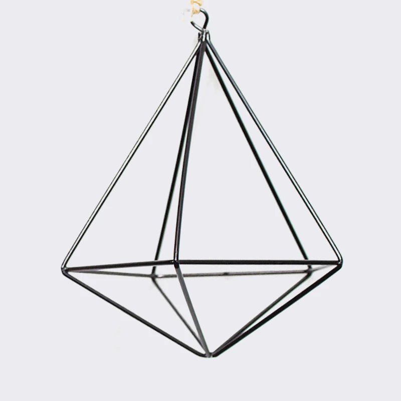 Geometric Macrame Plant Holder - Boho Home Decor